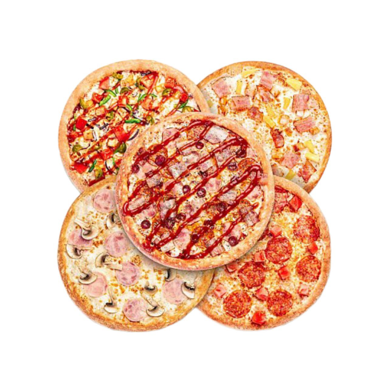 Фото Сет из 5 пицц