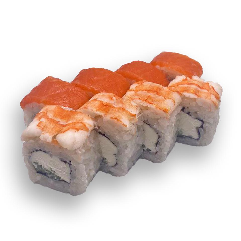 Фото Дуэт лосось креветка