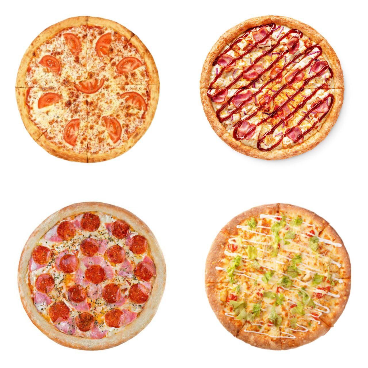 Фото Сет из 4-хпицц